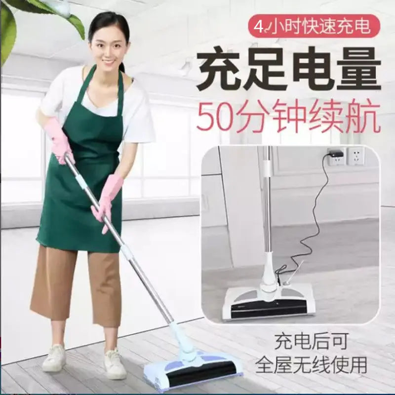 Hand-push 2-in-1 Sweeper Cleaner Hand Push Electric Broom Sweeping Vacuum Cleaner Floor Multifunction Aspirateur Household Tools