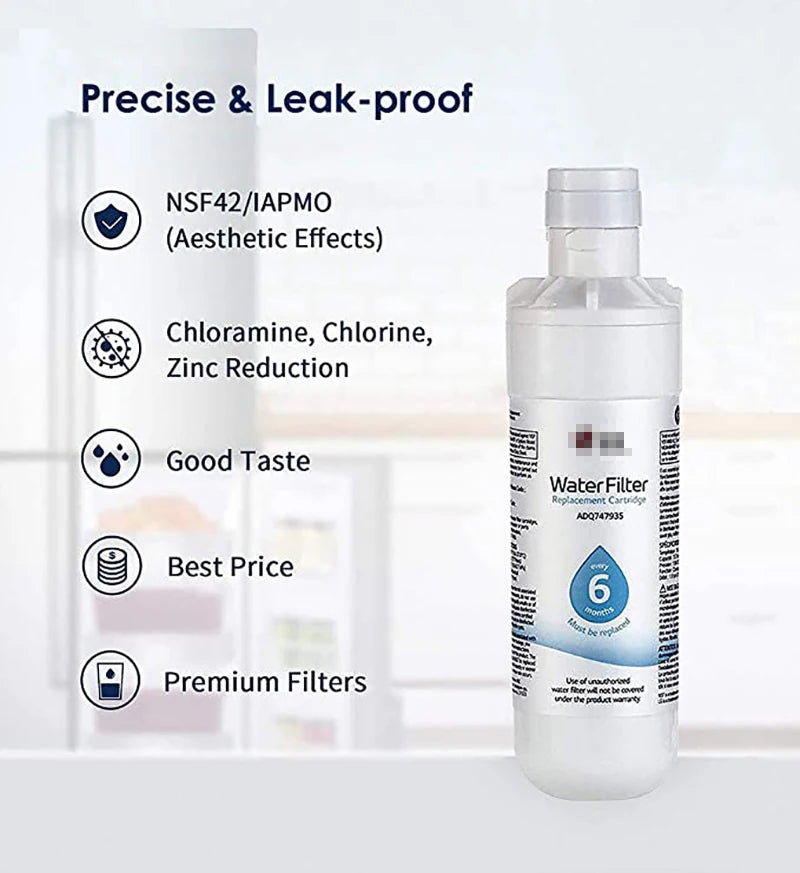 1 Pcs Lt1000P Household Water Purifier Activated Carbon Reverse Osmosis Refrigerator Ice & Water Filter Replacement For LG