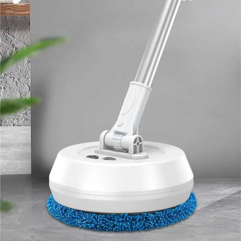 Electric Mop 180 Rotatable Round Broom Adjustable Super Absorbent Floor Cleaner Window Cleaning Tool For Hardwood Tile Bathroom