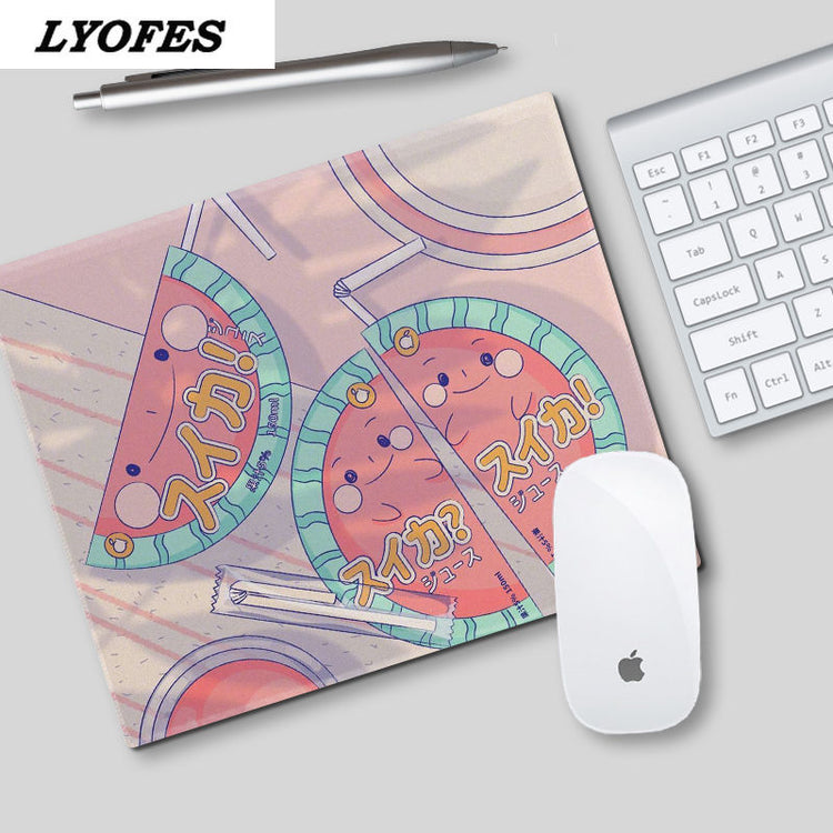 Laptop Mouse Mat for Office Home PC Computer Keyboard Cute Mouse Pad Kawaii Desk Pad Deskpad Gaming Desk Mats Gamer 22x18cm