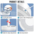 P10 Foldable Fan Remote Control Type-C Night Light Portable Floor Fan Air Cooler 10800mAh 9 Inch Household Fan Rechargeable