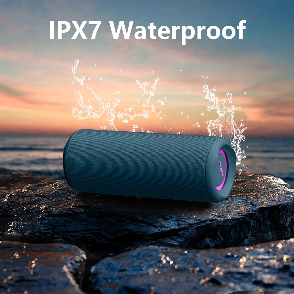 WISETIGER Bluetooth Speaker Portable Bass Boost Speaker Outdoor IPX7 Waterproof High Quality Sound HD stereo surround for Home