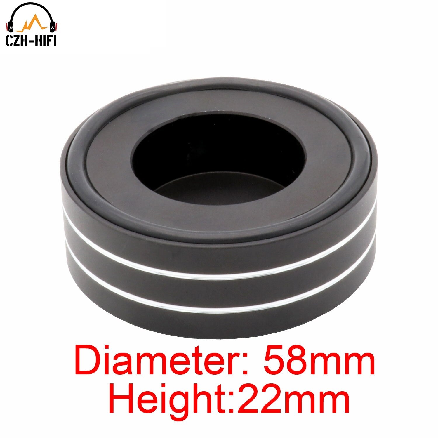 65x25mm Solid Aluminum Speaker AMP Turntable Recorder Isolation Feet Spike Floor Base Pad Stand Cone Damper Hifi Audio DIY