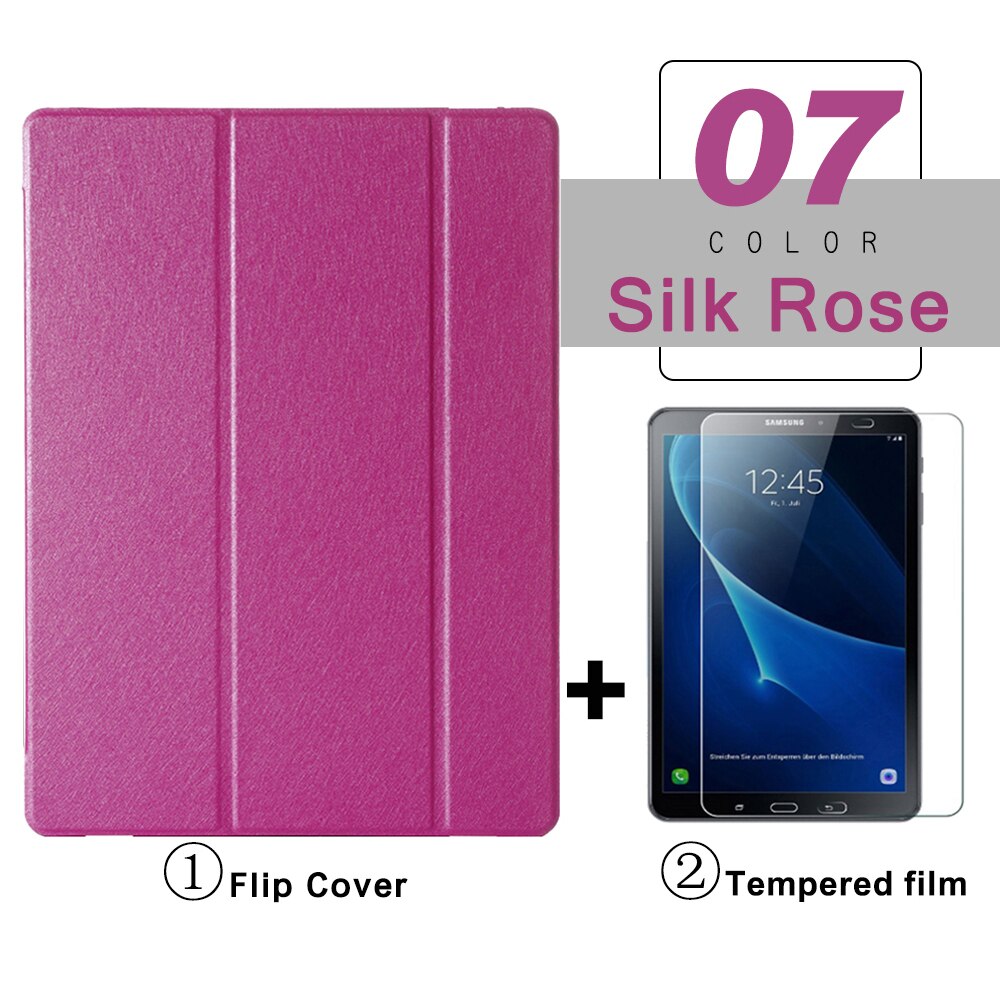 Flip Tablet Case For Samsung Galaxy Tab A A6 10.1'' T580 Funda Leather Smart Cover For Tab A8 10.5 X200 A7 Lite T220 Folio Capa