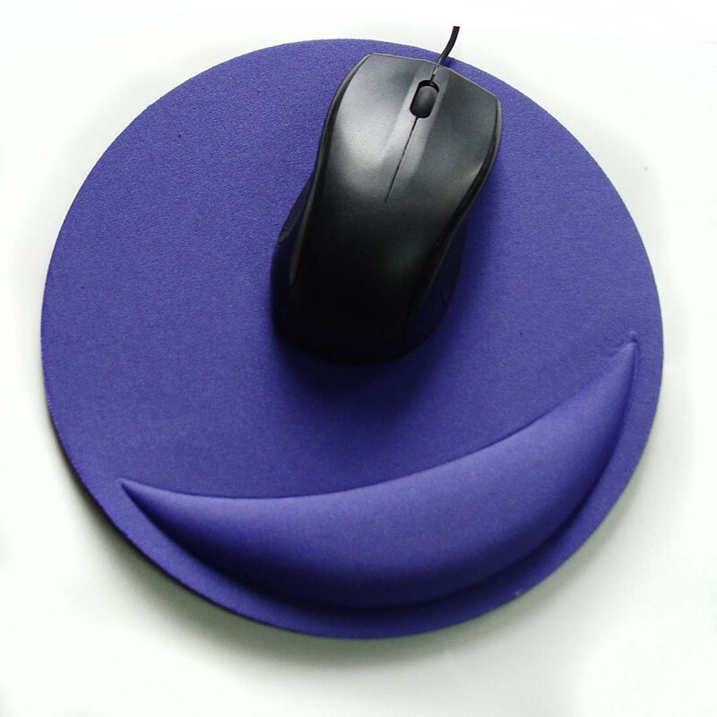 Non-slip Mouse Pad EVA Wristband Mat Ergonomic Mouse Wrist Pad Round Mice Pad Desk Pad For Game Computer PC Laptop Comfortable