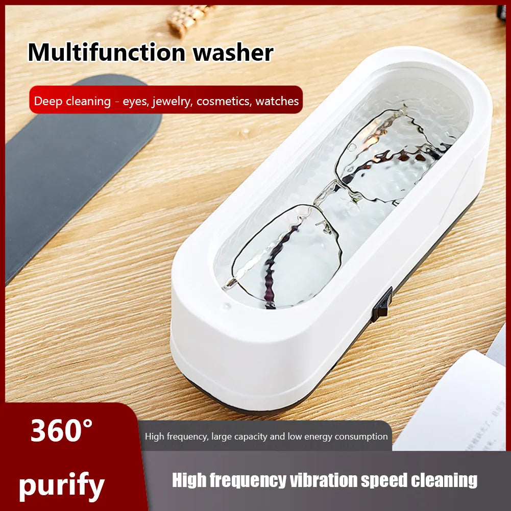 Ultrasonic Cleaner Washer Cleaning Machine Automatic Cleaning Box Electric Watch Jewelry Glasses Cleaner Washing Machine