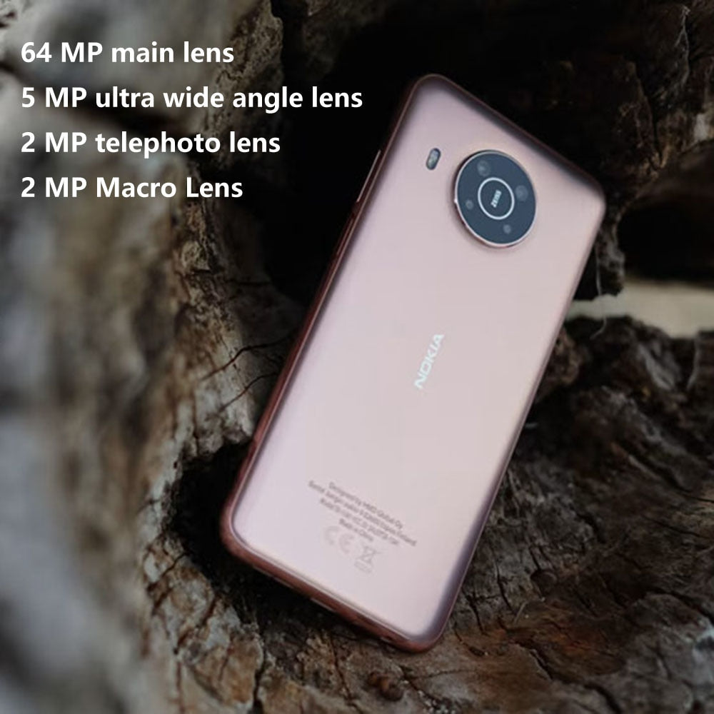Nokia X20 5G Smartphone 6.67 inch FHD+ Display 8GB 128GB 4470mAh Battery Snapdragon 480 64MP Quad Camera 32MP Selfie  2 SIM Card