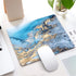 Marble Nordic Style Small Mouse Pad Computer Laptop Mousepad Rectangle Non-slip Rubber Base Deskpad Table Mat Desk Accessories