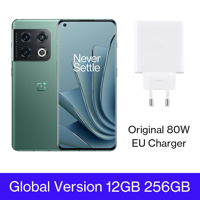 Global Version OnePlus 10 Pro 10pro 5G 8GB 128GB Snapdragon 8 Gen 1 80W Charging 6.7 ''120 Hz AMOLED Display