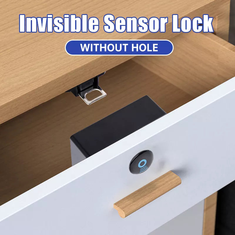 Intelligent Electronic Locks Invisible Sensor Cabinet Lock Digital Smart Door Lock EMID IC Card For Drawer Wardrobe Hardware