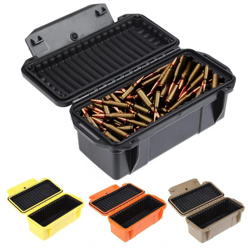 A3 Ammo Box Tactical Military Bullet Storage Safe Pouch Ammo Can Outdoor Lightweight Ammo Accessory Crate Waterproof Shockproof
