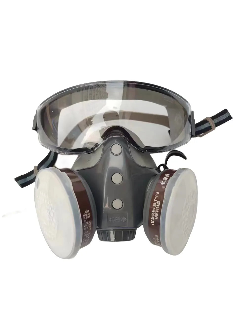 Reusable Respirator Anti-Toxic Dust Mask With Goggles Integrated Spray Painting Punching Pesticide Chemistry Renovation