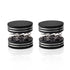 ATAUDIO 4PCS HiFi Audio Stand Feet Pad Speakers High Quality Aluminium Alloy Anti-shock Foot Stands for Amplifier Speaker CD