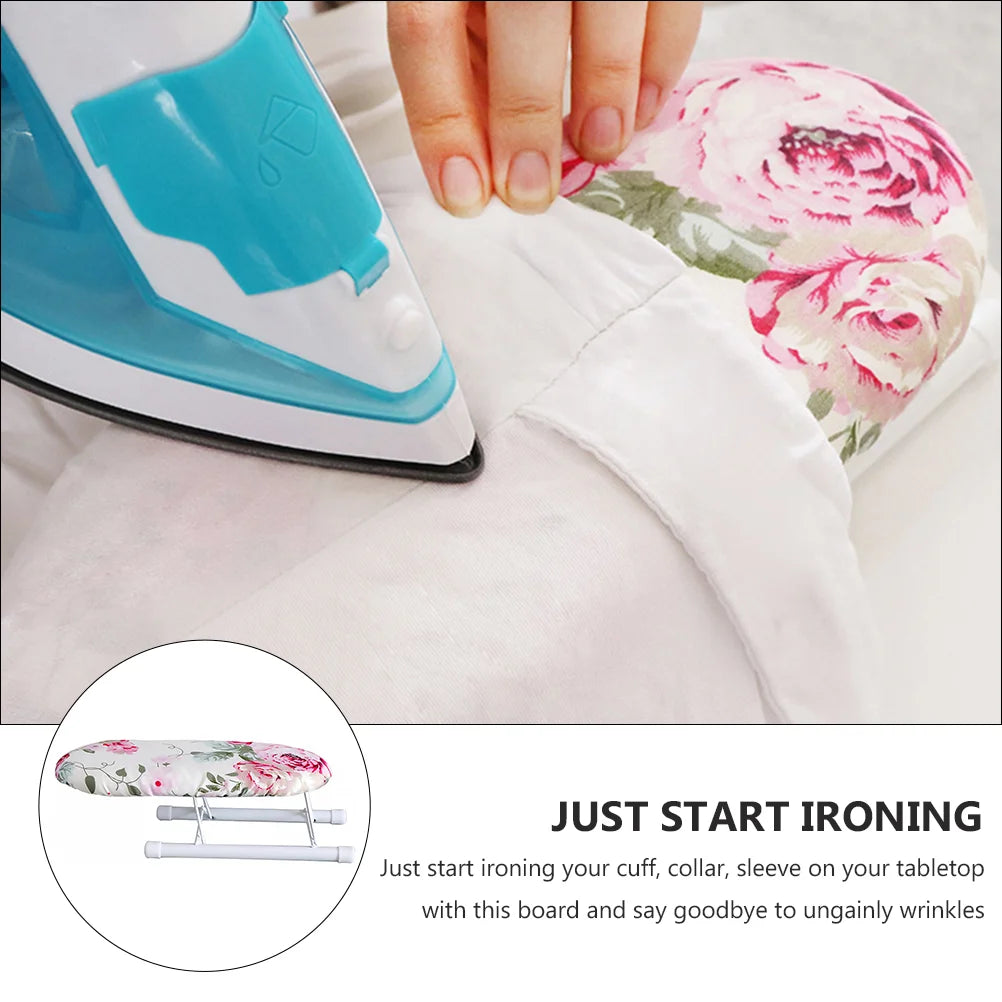 Iron Plate Mini Table Clothes Ironing Rack Fold Household Board Steel Pipe Travel