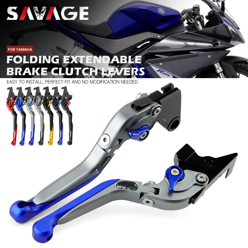 Brake Clutch Levers For YAMAHA YZF R125 MT-125 2014-2015 MT 125 Motorcycle Folding Extendable Adjustable Handles Accessories