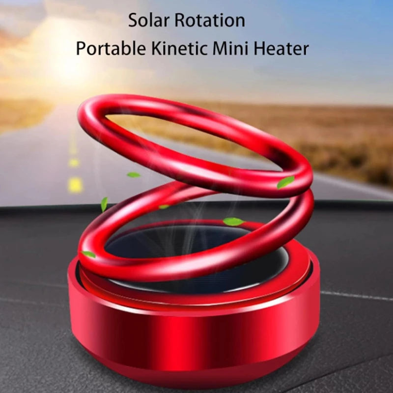Solar Car Air Freshener rotate Kinetic Molecular Heater Fragrance Supplies Interior Accessories Decor Flavoring Perfume Diffuser