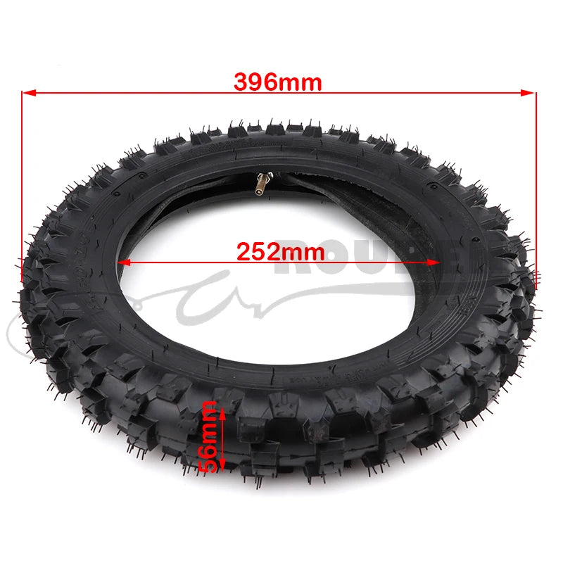 2.50-10 Front Or Rear Wheel Tire Out Tyre with Inner Tube 10inch tires 10" For Motorcycle Motocross Dirt Pit Bike