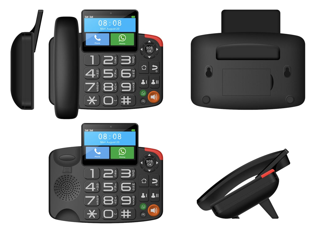Android LTE  Fixed Wireless landline 4G SIM network videophone glob universal elderly WIFI video mobile phone home office