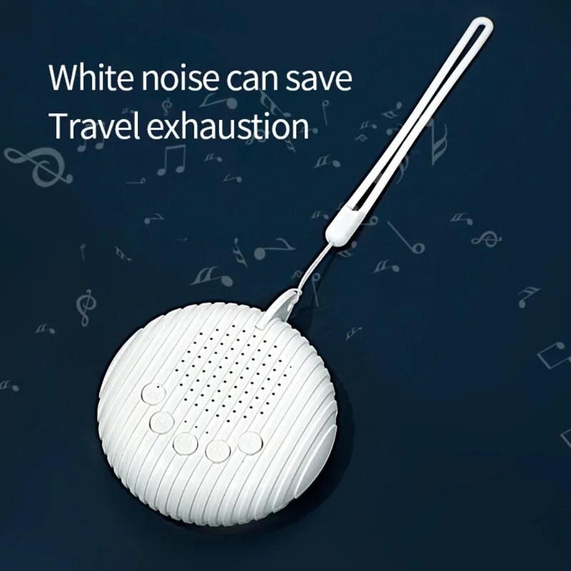 White Noise Machine with 10 Natural Sounds Timed Shutdown Baby Care Sleeping Aid Therapy Device Relaxing Soothing Night Helper