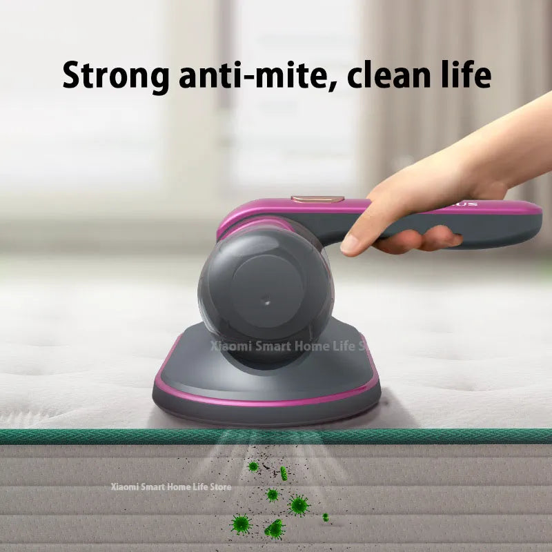 Xiaomi Portable Wireless Dust Removal Equipment Home Sofa Mite Meter for Mattresses With UV Light and Automatic Patting Function
