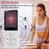 1.8 inch MP3 MP4 Music Player Push Button Bluetooth 5.0 Student Walkman Support 32GB Card Built-in Speaker FM Radio Alarm Clock