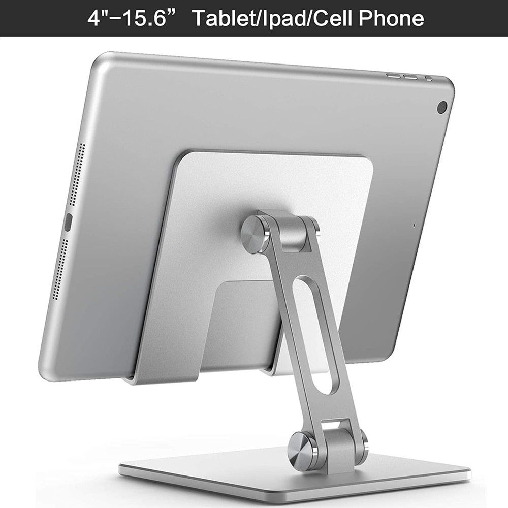 Aluminium Alloy Phone Holder Stand Mobile Smartphone Support Tablet Desk Portable Metal Cell Phone Holder for iPhone iPad