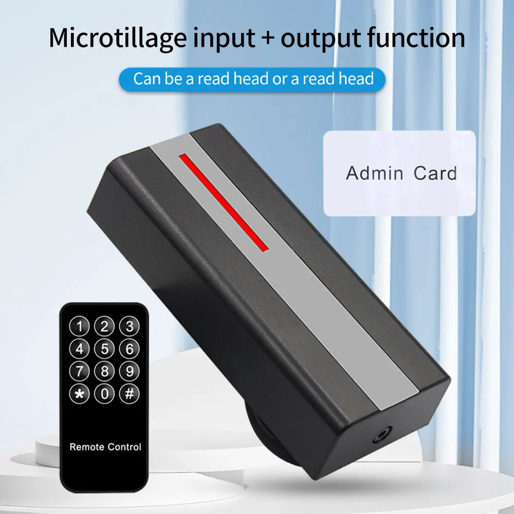 Standalone Door Access Control RFID M1 Card Reader IP68 Waterproof Outdoor 3000 Users Wiegand Output Input Master Card Programer