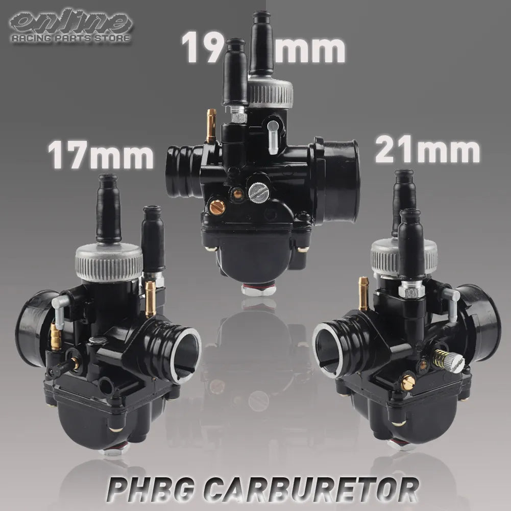 17mm 19mm 21mm Racing Carburetor Carb for Dellorto PHBG DIO JOG 50cc 90cc BWS100 for Puch Yamaha Zuma scooter