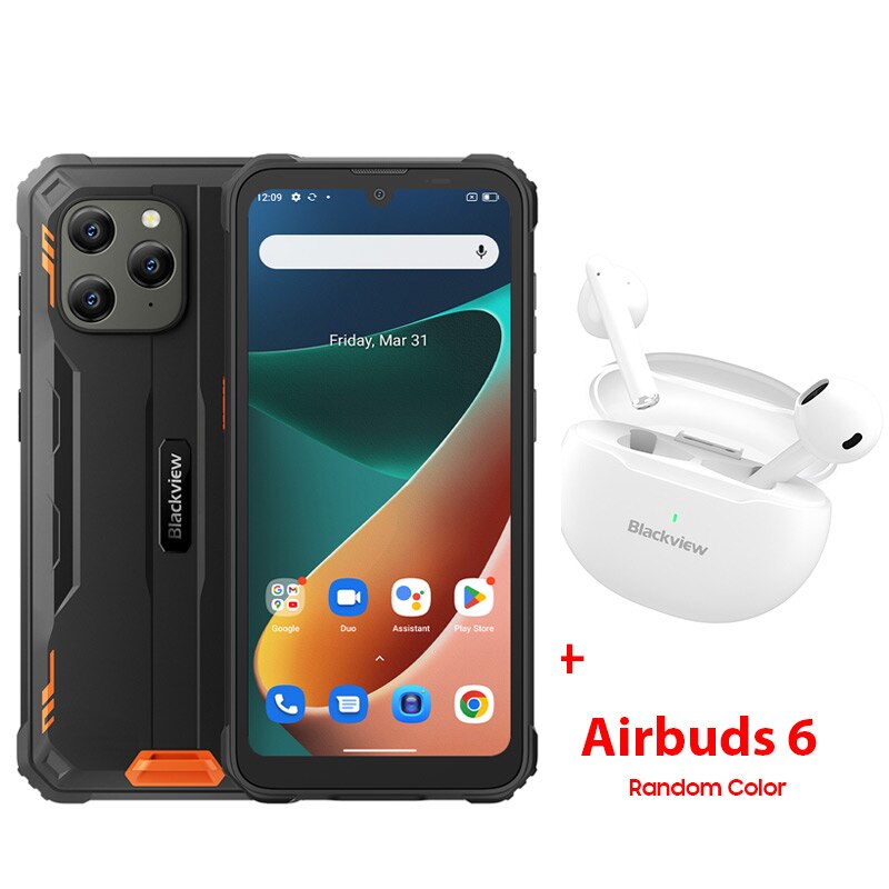 Blackview BV5300 Pro IP68 Waterproof Rugged Smartphone Android12 Phone P35 4GB 64GB Mobile Phone 13MP Camare 6580mAh Cellphone