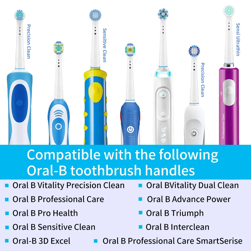 Electric Toothbrush Replacement Brush Heads For Braun Oral B 3D Whitning/Sensitive /Precision Clean Toothbrush Head