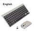 2.4G Wireless Keyboard and Mouse, Russian/French/Korean/Hebrew USB Protable Mini Keyboard Mice Set for PC Laptop