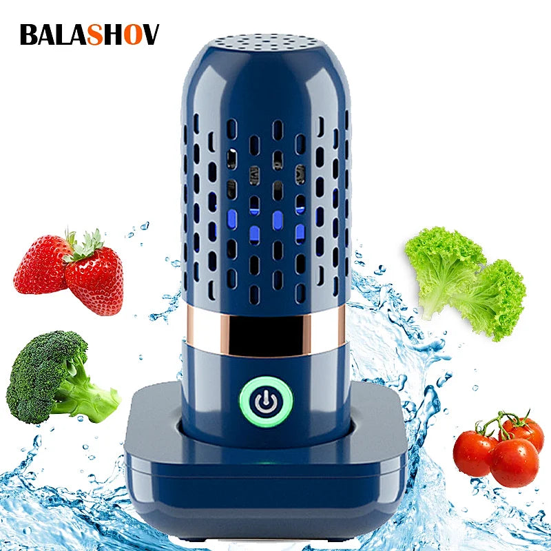 Portable Fruit And Vegetable Cleaner Machine Pesticide Disinfection Cleaner Food Purifier Sterilize Multifunctional Cleaning