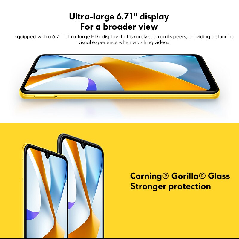 POCO C40 32GB/64GB Global Version 6.71" DotDrop Display 13MP Dual Camera 6000mAh Battery Octa Core CPU