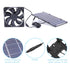10W 12V Solar Exhaust Fan Air Extractor 5 inch Portable Ventilator Solar Panel