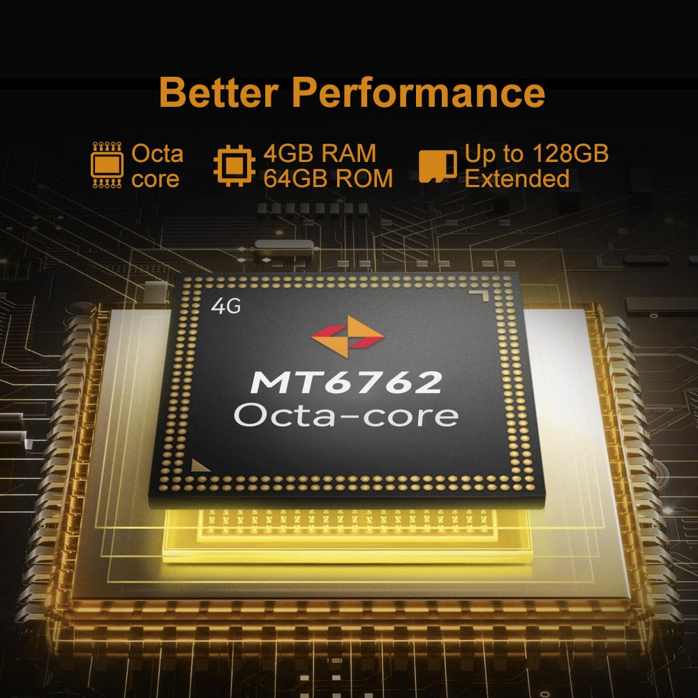 Cubot 4-Inch Waterproof Mini Smartphone, KingKong MINI2 Pro, Octa-Core, 4GB+64GB(128GB Extended),Dual SIM, 3000mAh,GPS, Face ID