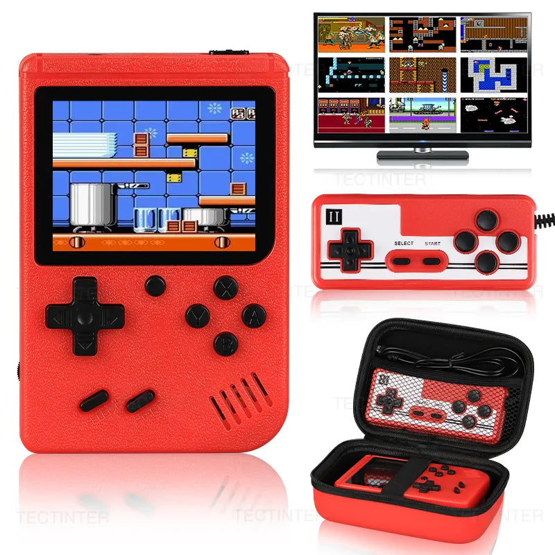 Retro Portable Mini Video Game Console 3.0 Inch LCD Screen Kids Gift 8-Bit Handheld Game Player Built-in 400 games AV Output