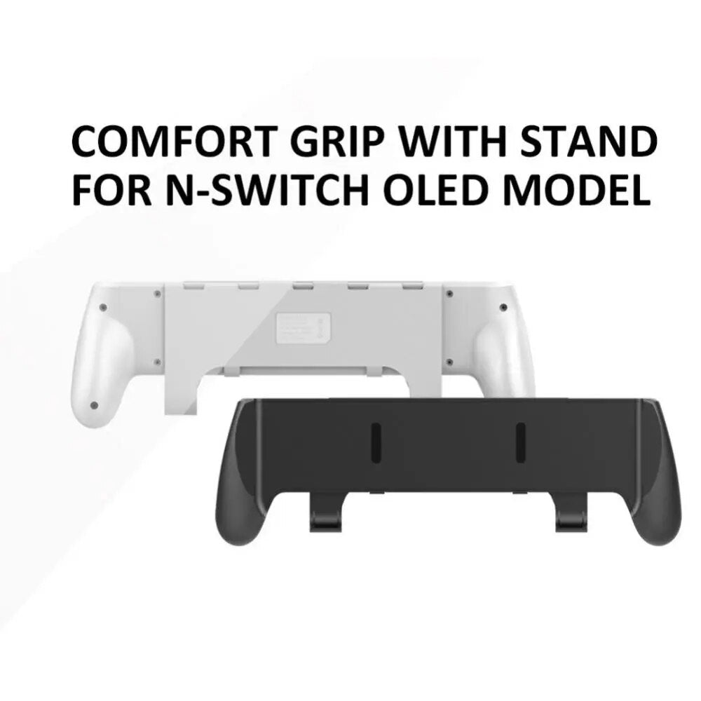 1~8PCS for Switch/Switch OLED Grip Holder Adjustable Stand Handle Asymmetrical Controller Holder 5 Card Slots for