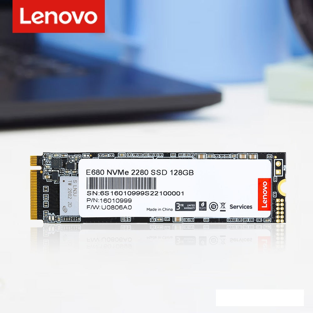 Lenovo SSD M2 1TB Ssd NVMe 128GB 256GB 512GB M.2 Solid State Drive PCIe 3.0 ×4 Internal Hard Disk for Laptop Desktop Computer