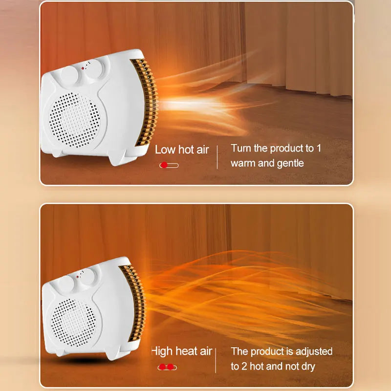 220v Electric Fan Heater Heating Stove Radiator Winter Warmer Heater Blower for Home Energy Saving Quiet Bathroom Heaters