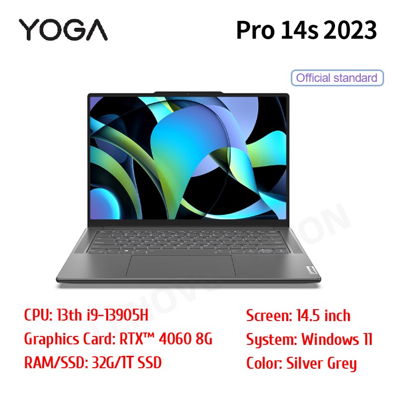 Lenovo YOGA Pro 14s Laptop 2023 13th Intel Core i5-13500H/i7-13700H 32GB 1T 3K 120Hz 14.5-Inch Touch Screen Notebook Computer