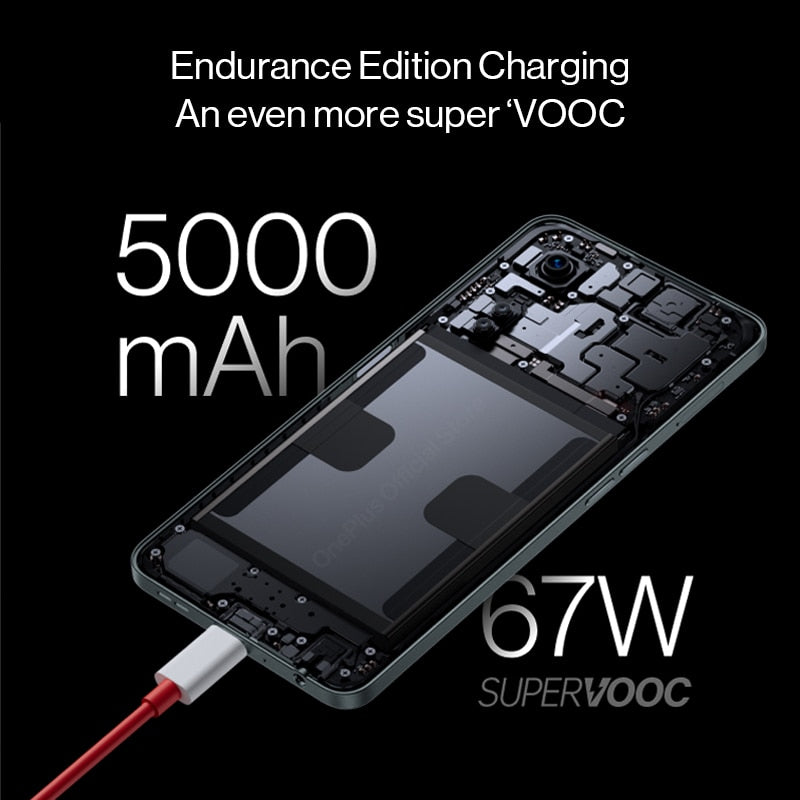 OnePlus Nord CE 3 Lite 5G Global Version 8GB 128GB 108MP Camera SUPERVOOC 67W 5000mAh Battery