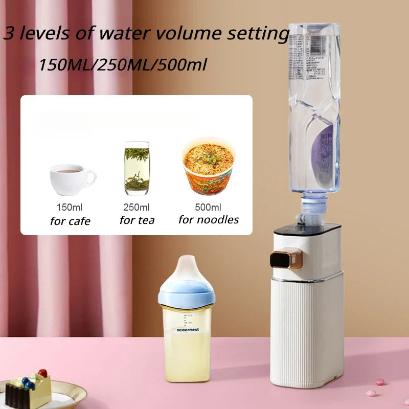 220V Portable Adjustable Temperature Electric Cafe Kettle Smart Control Water Outlet Travel Tea Pot Mini Desktop Water Dispenser