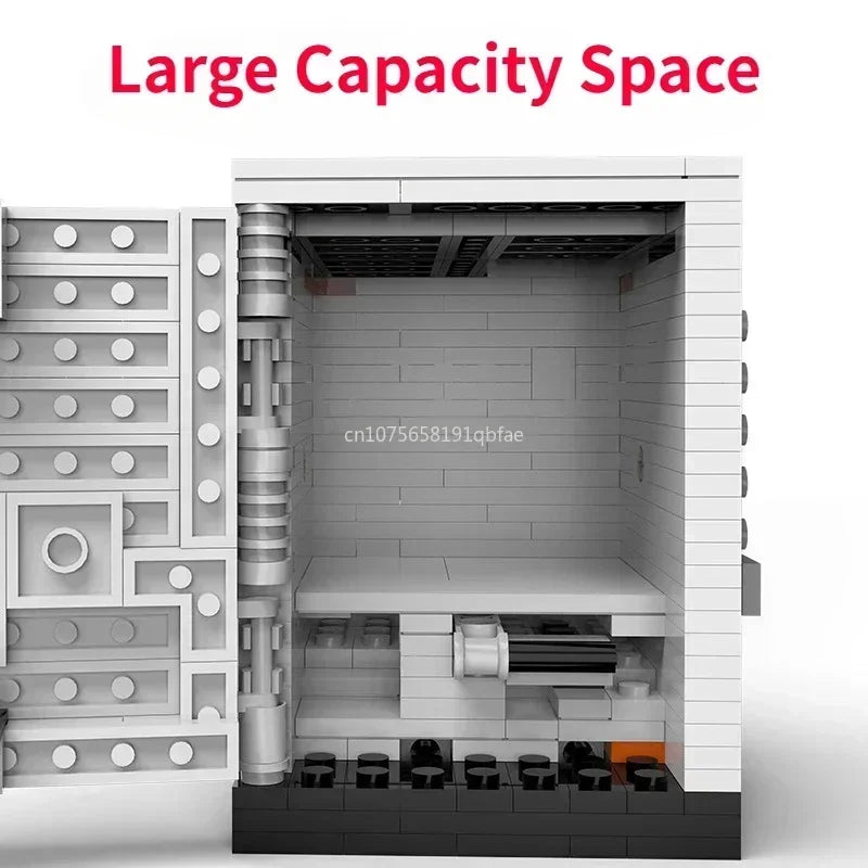 LEGO Rainbow Decryption Box Compatible Building Blocks Brain-burning Creative Toys Children's Gift Safe Piggy Bank