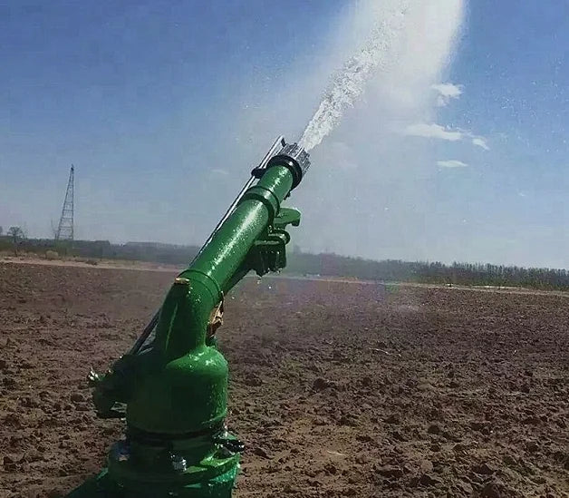head 360 degree rotating agricultural long range high pressure water irrigation system rain gun spray automatic metal sprinkler