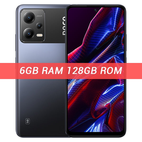 Global Version POCO X5 5G 6GB 128GB / 8GB 256GB Snapdragon 695 120Hz FHD+ AMOLED DotDisplay 33W Charging 5000mAh NFC