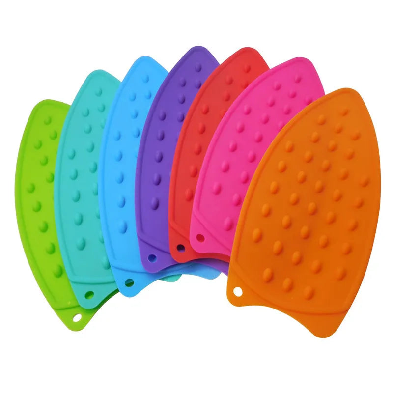 Multicolor Silicone Iron Hot Protection Rest Pads Mats Safe Surface Iron Coaster Stand Mat Holder Ironing Pad Insulation Boards