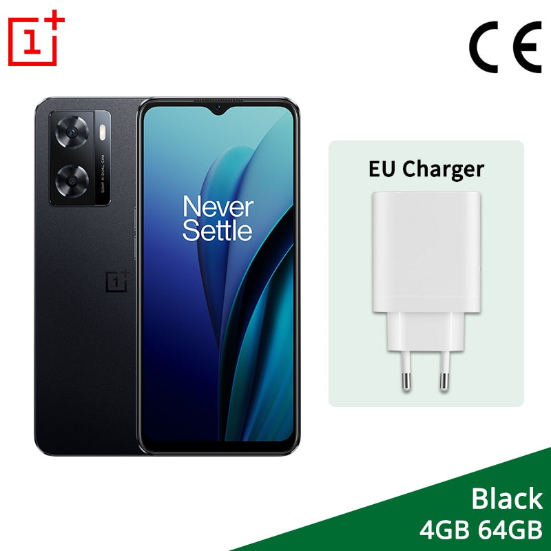 Global Version OnePlus Nord N20 SE N 20 4GB 64/128GB Smartphone 33W SUPERVOOC Fast Charging 5000mAh Battery MTK Helio G35 Phones