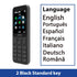 New and Original Nokia 125 2G Mobile Phone Multilingual Dual SIM 2.4 inch Cards FM Radio 1020mAh Feature Mobile Phone