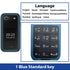 New and Original Nokia 2660 4G Feature Flip Phone 2.8" Display Bluetooth FM Radio 1450mAh Dual SIM Rugged Push-button Telephone