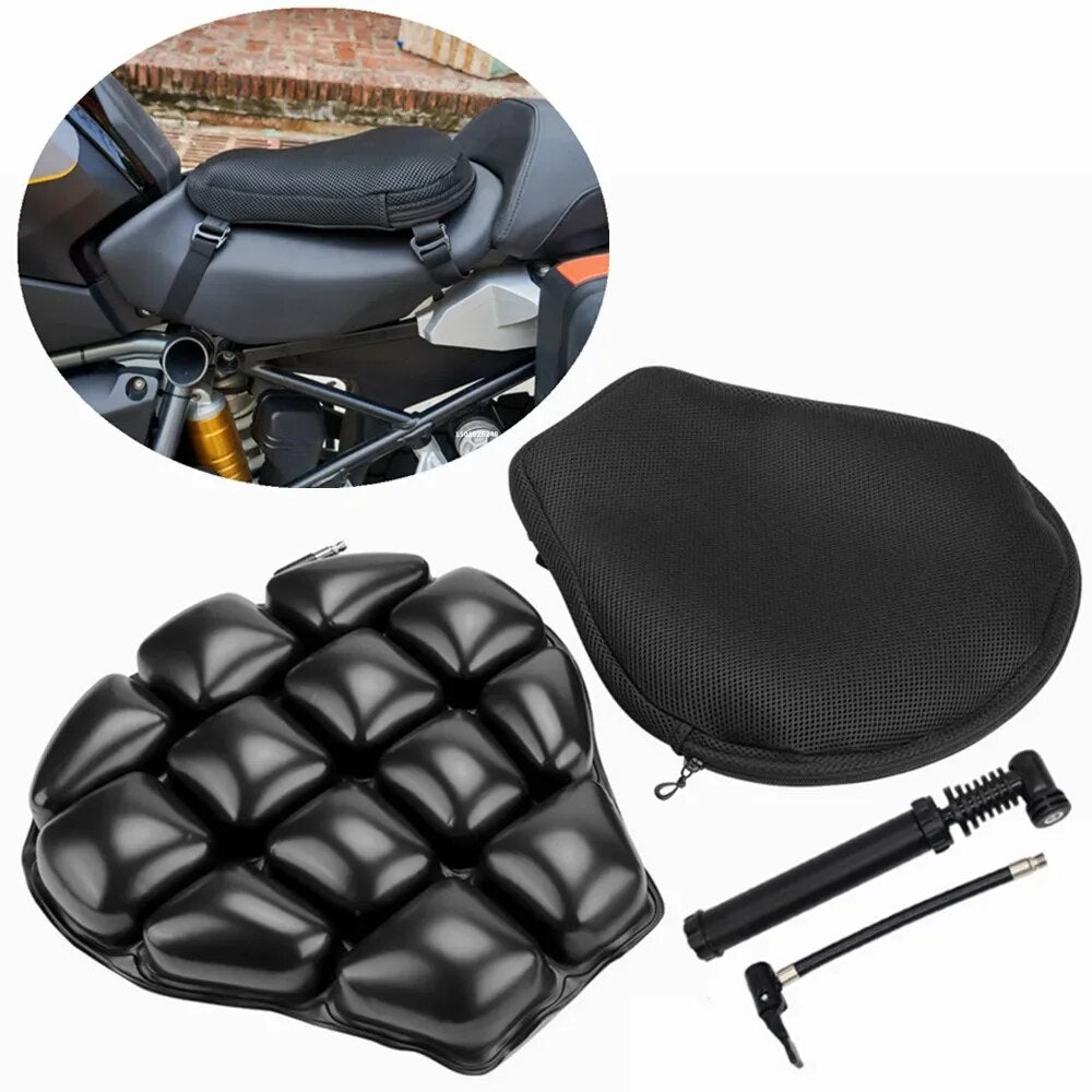 Shock Air Pad Motorcycle Seat Cushion Cover Universal For CBR600 Z800 Z900 For R1200GS R1250GS For GSXR 600 750 For 390 ATV